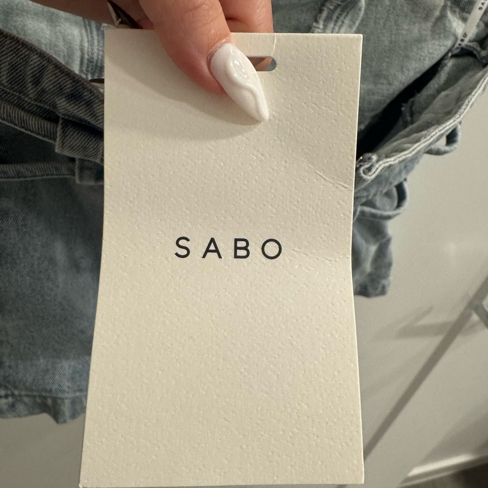 Sabo Skirt Light Blue Denim Tube Top - Picture 5 of 8